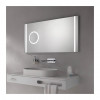 Emco - zrcadlo s LED osvětlením s integrovaným kosmetickým zrcadlem, 1200x610 mm, 449600090