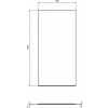 Ideal Standard i.life - Přechodná stěna bez profilů 100 cm, lesklý chrom T4875EO