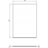 Ideal Standard i.life - Přechodná stěna bez profilů 140 cm, lesklý chrom T4877EO
