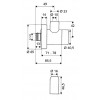 Schell Classic - Rohový regulační ventil, chrom 051720699