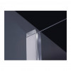 Glass 1989 Soho - Vanová zástěna, velikost 80 cm, profily chromové, čiré sklo, GQS0003T500