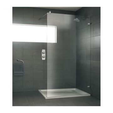 Duscholux Designa - pevná volně stojící stěna na šířku vaničky 100 cm