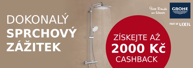 Nakupujte výhodněji s Grohe cashbackem!