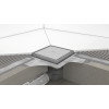 Hansgrohe RainDrain Brilliance - Úplná sada podlahové vpusti 100x100 pro dlažbu, kartáčovaná nerezová ocel 56250800