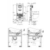 Grohe Rapid SLX - Modul pro WC, stavební výška 1,13m, 39596000