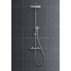 Hansgrohe Vernis Shape - Sprchový systém, termostatický, hlavová sprcha + ruční sprcha, černá matná 26286670