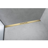 Hansgrohe RainDrain Flex - Vrchní sada sprchového žlabu 1000, zkracovatelný, pro instalaci ke zdi, leštěný vzhled zlata 56053990