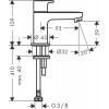 Hansgrohe Vernis Blend - Stojánkový ventil 70 pro studenou vodu bez odtokové soupravy, chrom 71583000
