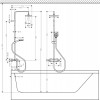 Hansgrohe Vernis Shape - Sprchový/vanový systém, termostatický, hlavová sprcha + ruční sprcha, chrom 26284000