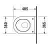 Duravit Starck 3 - závěsné WC 36x48,5 cm Compact 2202090000
