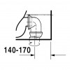 Duravit Starck 2 - Stojící kombi WC, 37 x 63 cm, bílé 2145090000