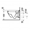 Duravit Starck 3 - závěsné WC + sedátko se sklápěcí automatikou (set), D 42250900A1