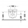 Duravit Starck 3 - závěsné WC + sedátko se sklápěcí automatikou (set), D 42250900A1