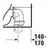 Duravit D-Neo - Stojící WC Kombi Duravit Rimless® 370 x 650 mm, bílá 2002090000
