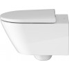 Duravit D-Neo - Závěsné WC Duravit Rimless s HygieneGlaze 370 x 540 mm upevnění Durafix, bílá 2577092000