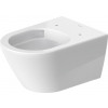 Duravit D-Neo - Závěsné WC Duravit Rimless s HygieneGlaze 370 x 540 mm upevnění Durafix, bílá 2577092000
