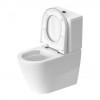 Duravit D-Neo - Stojící WC Kombi Duravit Rimless® 370 x 650 mm, bílá 2002090000