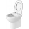 Duravit No.1 - SET Stojící WC, Rimless + sedátko se sklápěcí automatikou, bílá 41840900A1
