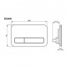 Villeroy Boch ViConnect: M200 ovládací tlačítko k WC, Glass Glossy Grey, 922400RA