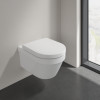 Villeroy &amp; Boch ARCHITECTURA - WC mísa bezrámová, 530x370 mm, závěsný model, DirectFlush, vodorovný odpad, bílá alpin 4694R001