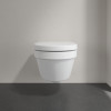 Villeroy &amp; Boch ARCHITECTURA - WC mísa bezrámová, 530x370 mm, závěsný model, DirectFlush, vodorovný odpad, bílá alpin 4694R001