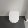 Villeroy &amp; Boch ARCHITECTURA - WC mísa bez okraji, závěsný model, DirectFlush, 530x370x330 mm, bílá Alpin CeramicPlus 4694R0R1