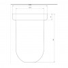 Emco Rondo 2 - Plastová nádoba pro WC kartáč, bílá 501500091