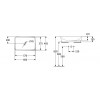 Villeroy Boch Architectura - Umyvadlo na desku, 600x405x155 mm, s přepadem, alpská bílá 5A276001