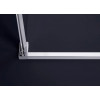 Glass 1989 Soho - Sprchový kout otevíravé dveře, velikost vaničky 80 cm, provedení pravé, profily chromové, čiré sklo, GQN0004T50L