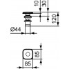 Ideal Standard Strada II - Click-clack ventil hranatý, chrom T3629AA