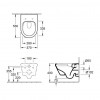 Villeroy Boch Architectura - WC závěsné 370x530mm, DirectFlush+sedátko s pokl.SoftClosing, alpská bílá CeramicPlus 4694HRR1