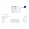 Grohe Bau Ceramic - Závěsné WC, alpská bílá 39427000