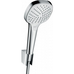 Hansgrohe Croma Select E - Sada se sprchovým držákem Vario se sprchovou hadicí 125 cm, bílá/chrom 26425400