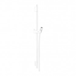 Hansgrohe Unica - Sprchová tyč S Puro 65 cm se sprchovou hadicí, matná bílá 28632700