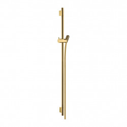 Hansgrohe Unica - Sprchová tyč S Puro 90 cm se sprchovou hadicí, leštěný vzhled zlata 28631990