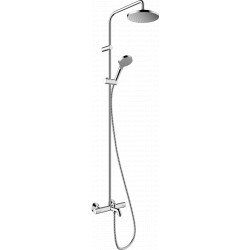 Hansgrohe Vernis Blend - Sprchový/vanový systém, termostatický, hlavová sprcha + ruční sprcha, Chrom 26274000