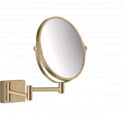 Hansgrohe AddStoris - Kosmetické zrcadlo Ø188mm, kartáčovaný bronz 41791140
