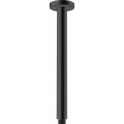 Hansgrohe Vernis Blend - Stropní rameno pro hlavovou sprchu 300 mm, černá matná 27805670