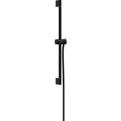 Hansgrohe Unica - Sprchová tyč Pulsify S 650 mm se sprchovou hadicí Isiflex 1600 mm, černá matná 24400670