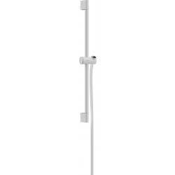 Hansgrohe Unica - Sprchová tyč Pulsify S 650 mm se sprchovou hadicí Isiflex 1600 mm, bílá matná 24400700