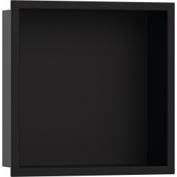 Hansgrohe XtraStoris Original - Výklenek do zdi s rámem 300x300x100mm, černá matná 56061670