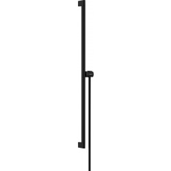 Hansgrohe Unica - Sprchová tyč S Puro 900 mm se snadno posuvným držákem a sprchovou hadicí, černá matná 24405670