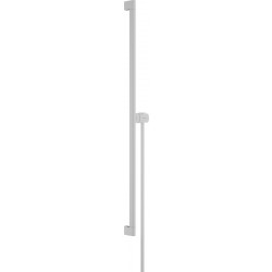 Hansgrohe Unica - Sprchová tyč S Puro 900 mm se snadno posuvným držákem a sprchovou hadicí, bílá matná 24405700