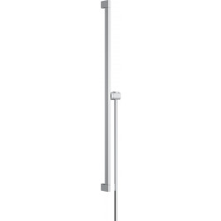 Hansgrohe Unica - Sprchová tyč E Puro 900 mm se snadno posuvným držákem a sprchovou hadicí, chrom 24403000