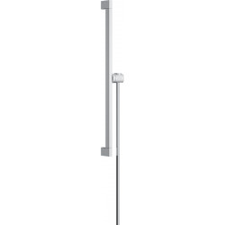 Hansgrohe Unica - Sprchová tyč E Puro 650 mm se snadno posuvným držákem a sprchovou hadicí, chrom 24404000