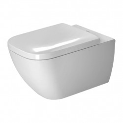 Duravit Happy D.2 - Závěsné WC, Rimless, Hygiene Glaze, 365 x 540 mm, bílé, D 2222092000