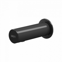 Sanela - Automatický nerezový nástěnný dávkovač mýdla, černý, 230 V AC