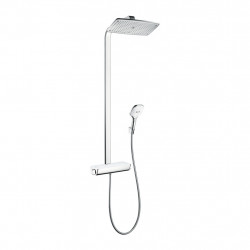 Hansgrohe Raindance Select E - sprchová baterie nástěnná, termostat, pevná sprcha + ruční sprcha, bílá-chrom 27112400