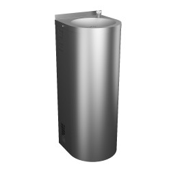 Sanela - Nerezová pitná fontánka určená k montáži ke stěně s automaticky ovládaným výtokem, 6 V
