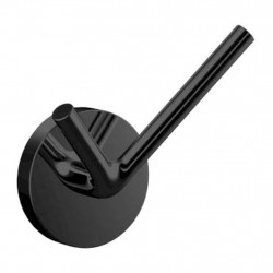 Emco Round - Dvojitý háček 40 mm, montáž pomocí lepení nebo vrtání, černá 437513301
